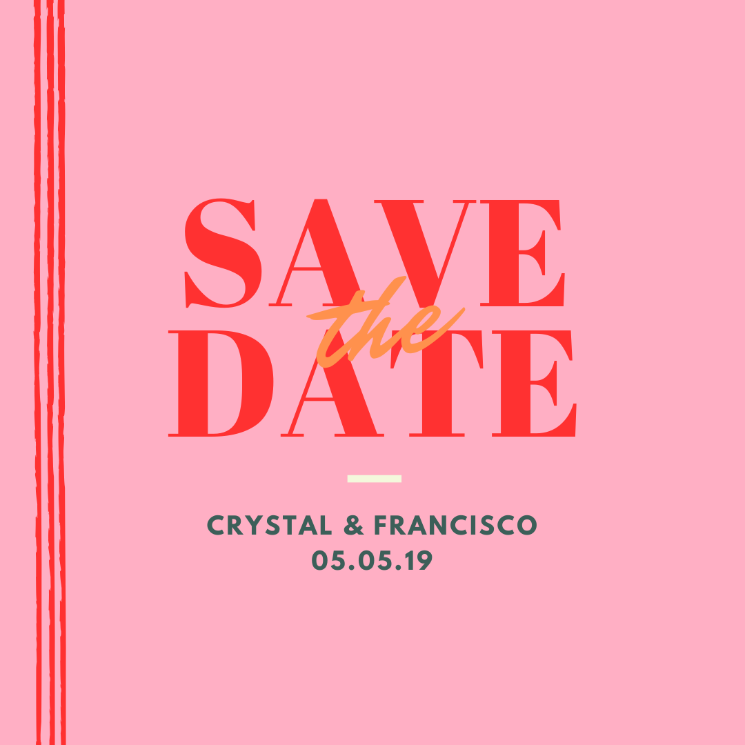 Organic Save the Date - Digital