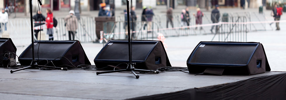 Live Audio Speaker Systems, Staging, and Rentals.