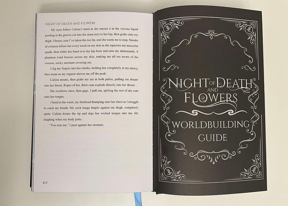 Thumbnail: Night of Death & Flowers Deluxe Hardcover