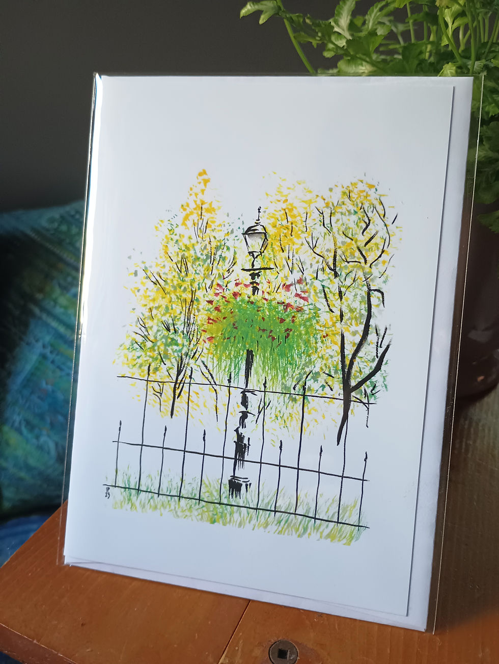 Thumbnail: 4th St Lamp Post | Original or Art Print