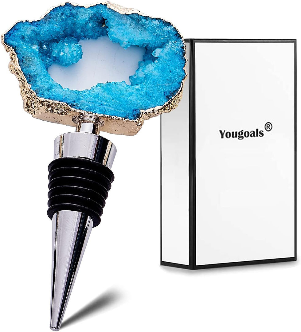 Crystal wine stopper