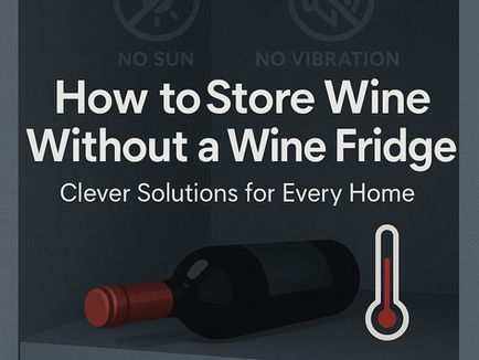How to Store Wine Without a Wine Fridge