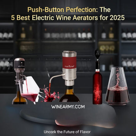 Push-Button Perfection: The 5 Best Electric Wine Aerators for 2025