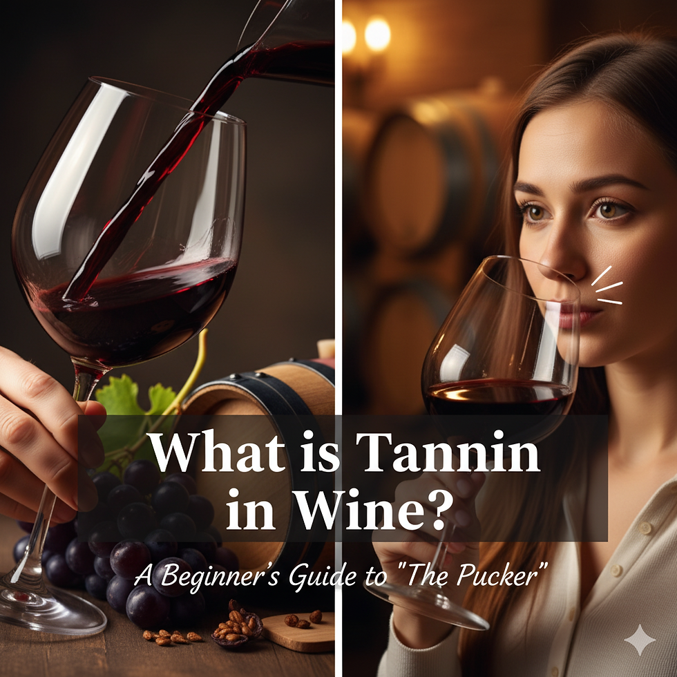 What is Tannin in wine