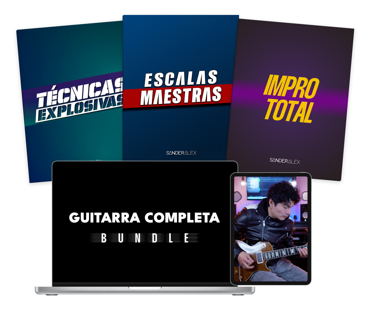 Bundle de 3 cursos disponibles digitalmente