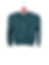 Thumbnail: Green V-Neck Knit Jumper (Plain)