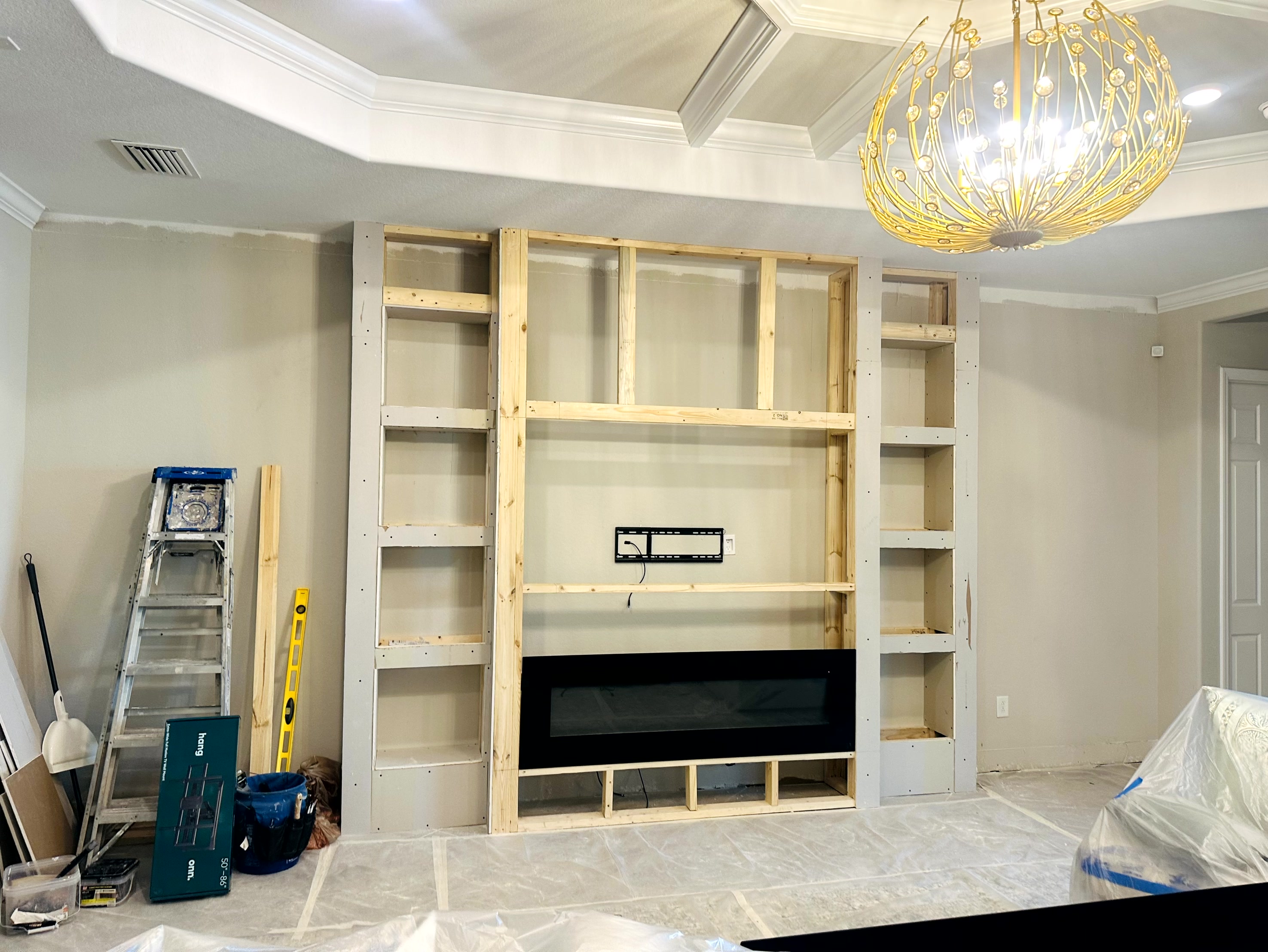 Finest Touch handyman assembling furniture in a Southwest Florida home