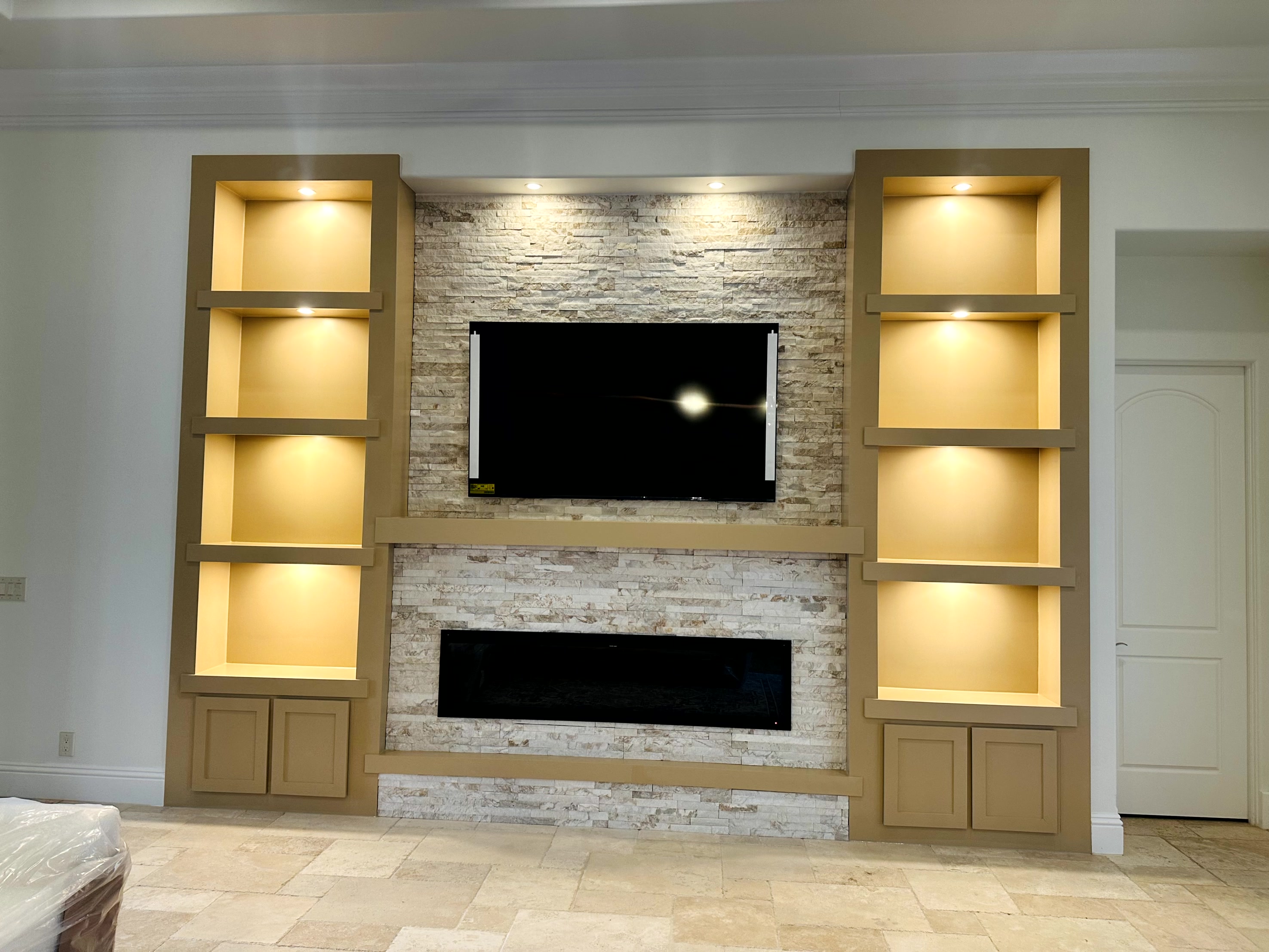 Entertainment center image from the existing site