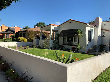 Before and after comparison of a beautifully remodeled home exterior