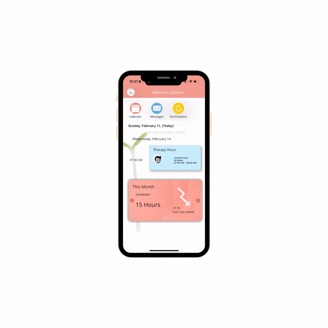 Calmanac Connect App for providers and parents