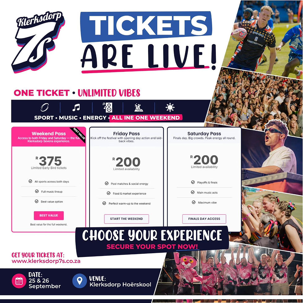 Klerksdorp Sevens Sets the Stage for September