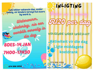 Vakansie-toesig vir Potch se kinders: Agape Gemeente maak plan