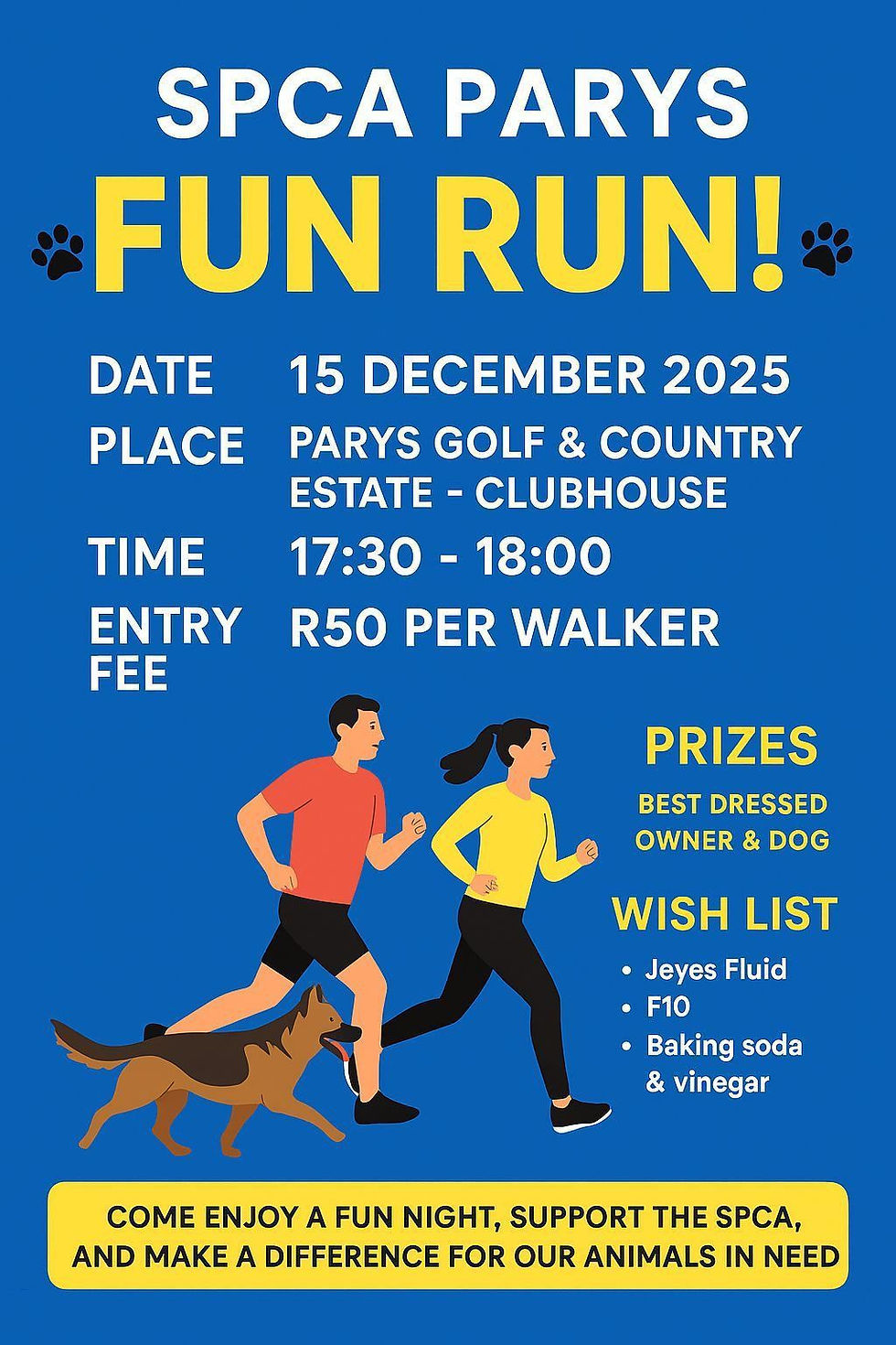 SPCA Parys Gears Up for Festive Fundraiser - 15 December