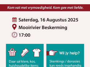 Gemeenskapsprojek bied hoop met “Vat-Verniet Tafel” in Potch