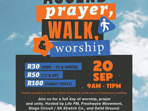 Ascend Prayer Walk & Worship: A Day of Faith, Feet and Fellowship - 20 September