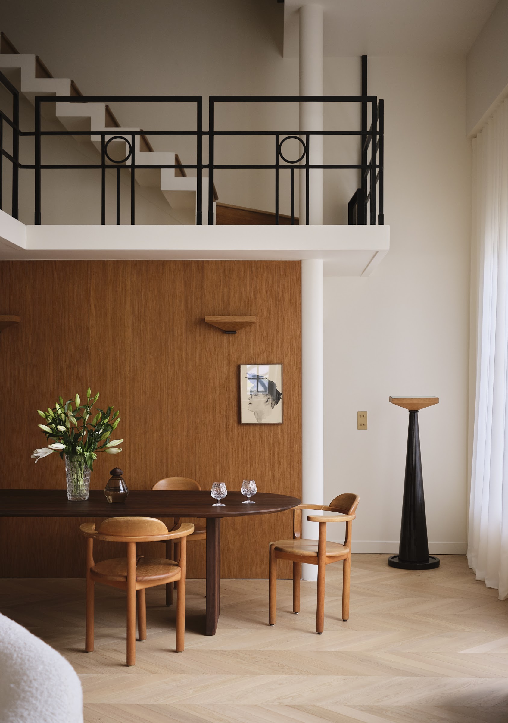 Salle à manger du projet Saint-George, à Paris