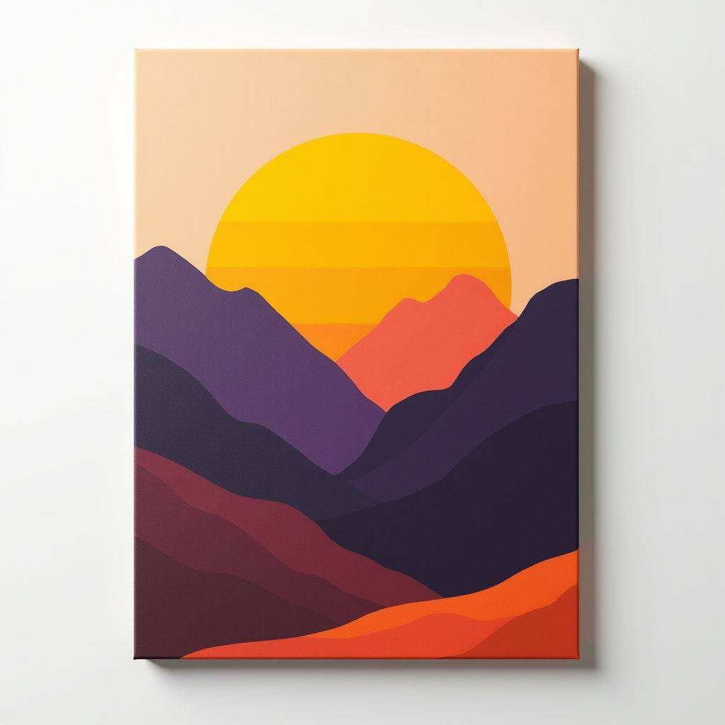 Andean Sunrise Canvas