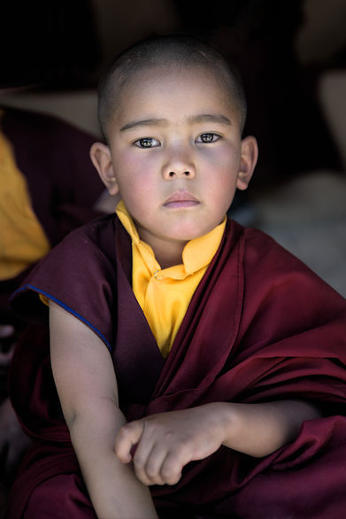 A little kid in the Lamayuru monastery

Lamayuru - Ladakh, June 2022.  