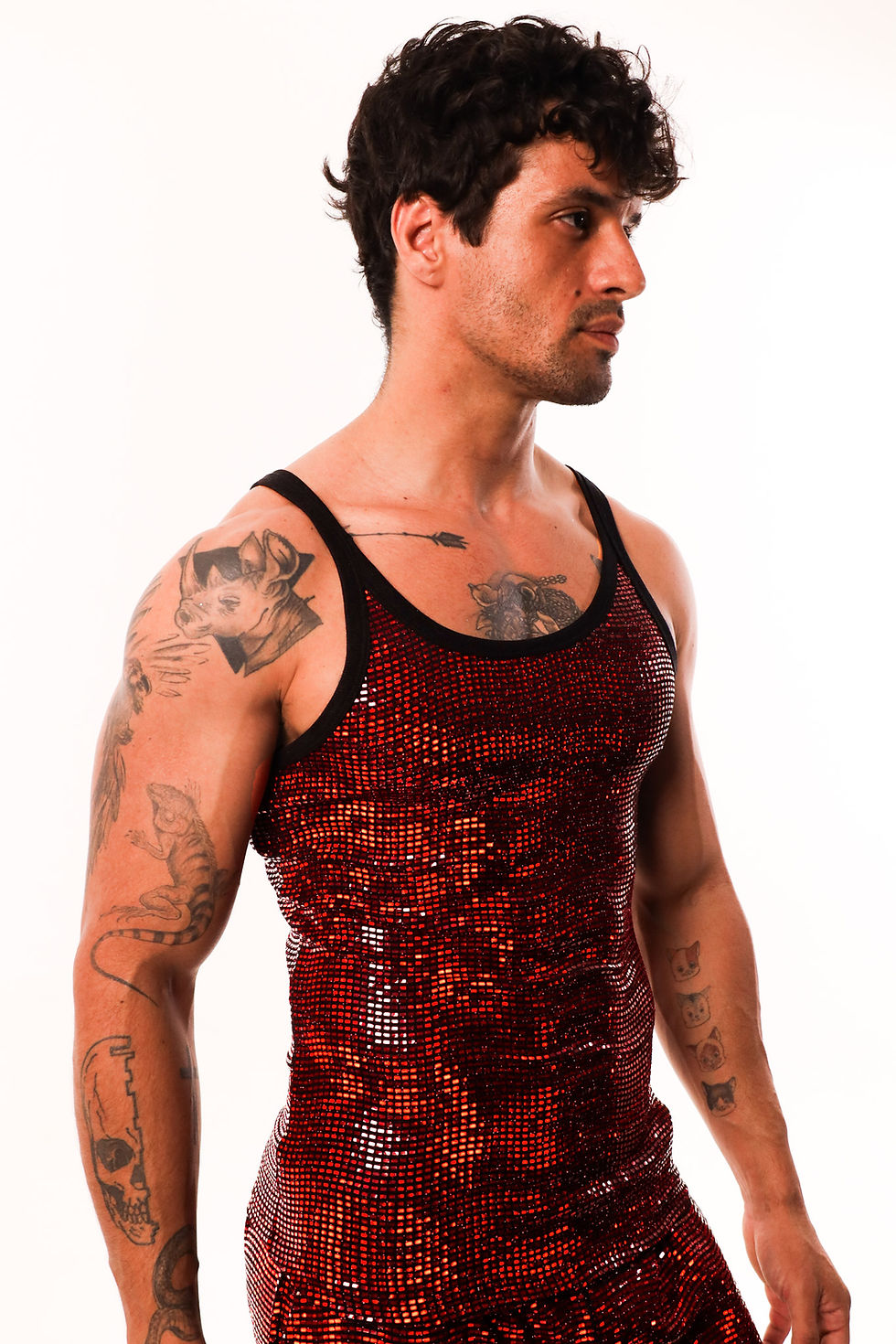 Miniatura: Regata Metalizada Vermelha 