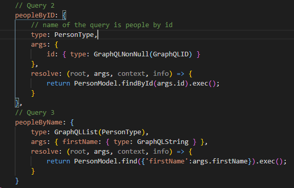 Graphql People's Query