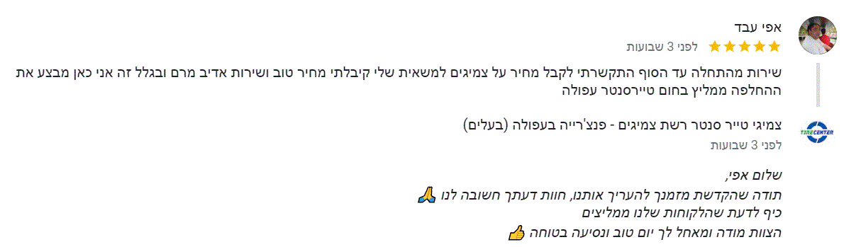 לקוחות ממליצים 