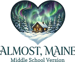 Almost Maine Middle School Stage Play Logo