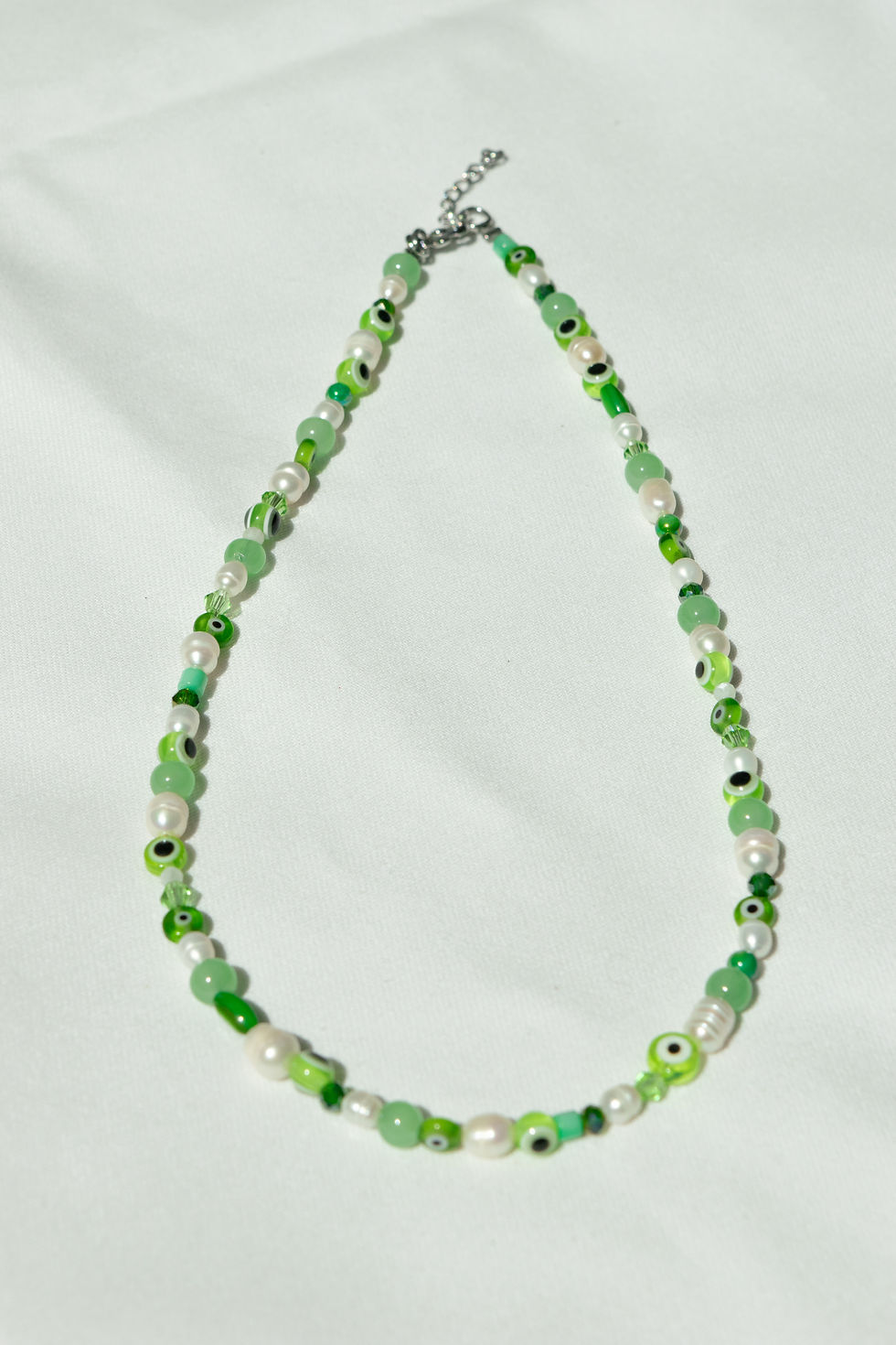 Collier fait main Vert