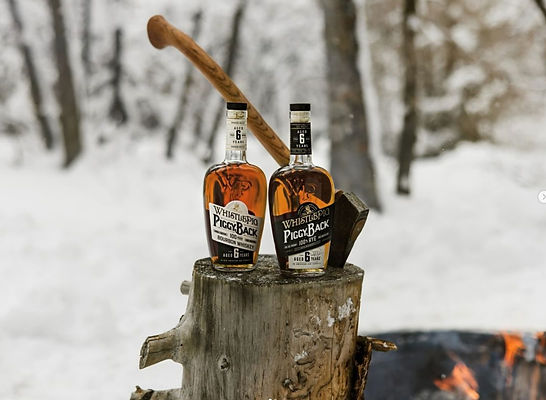 Image of 2 bottles of Whistle Pig Whiskey