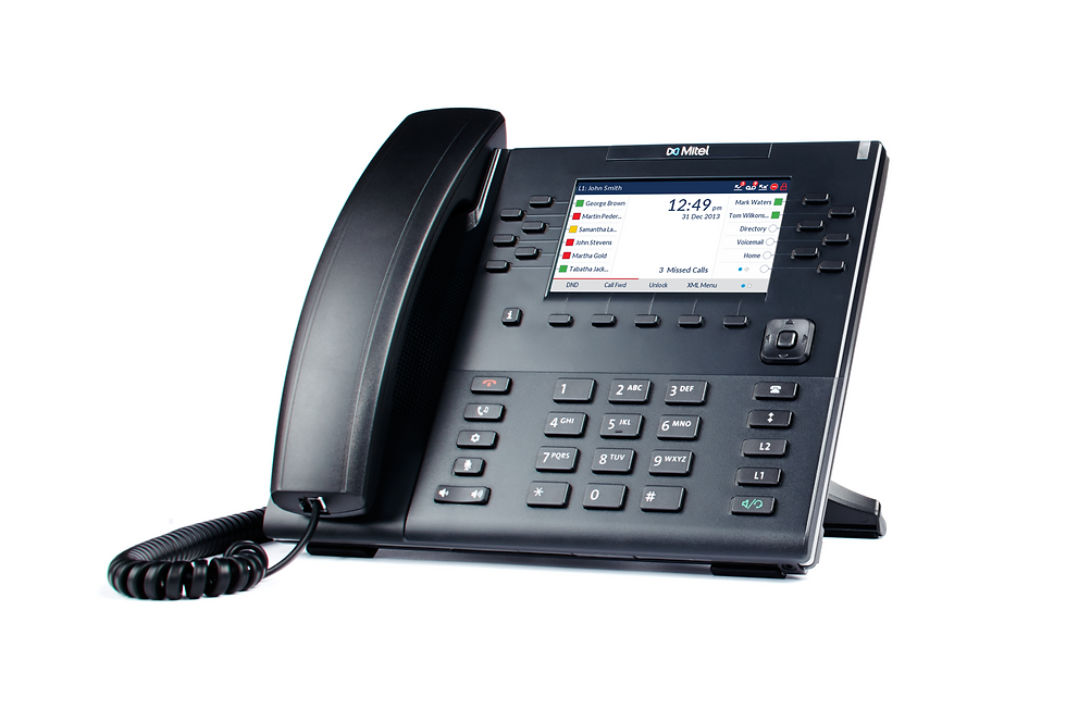 Mitel 6869 SIP Phone (Left Angle)