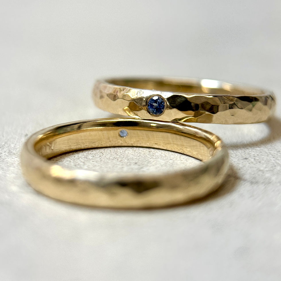 Thumbnail: Gemstone Setting Add-On – Lab-Grown Diamond, Ruby, Sapphire – Flush Set