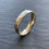Thumbnail: 9ct White Gold Faceted Ring