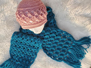 How to crochet the Winter Trellis Beanie