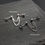 Thumbnail: Double Stud Dual Curb Chain Earring