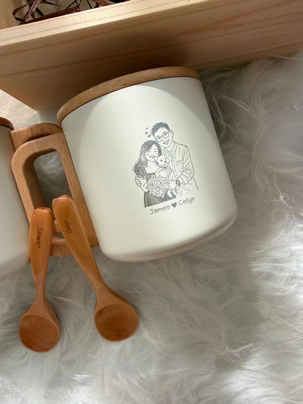 Thumbnail: Stainless Steel Cup Wedding Gift Set
