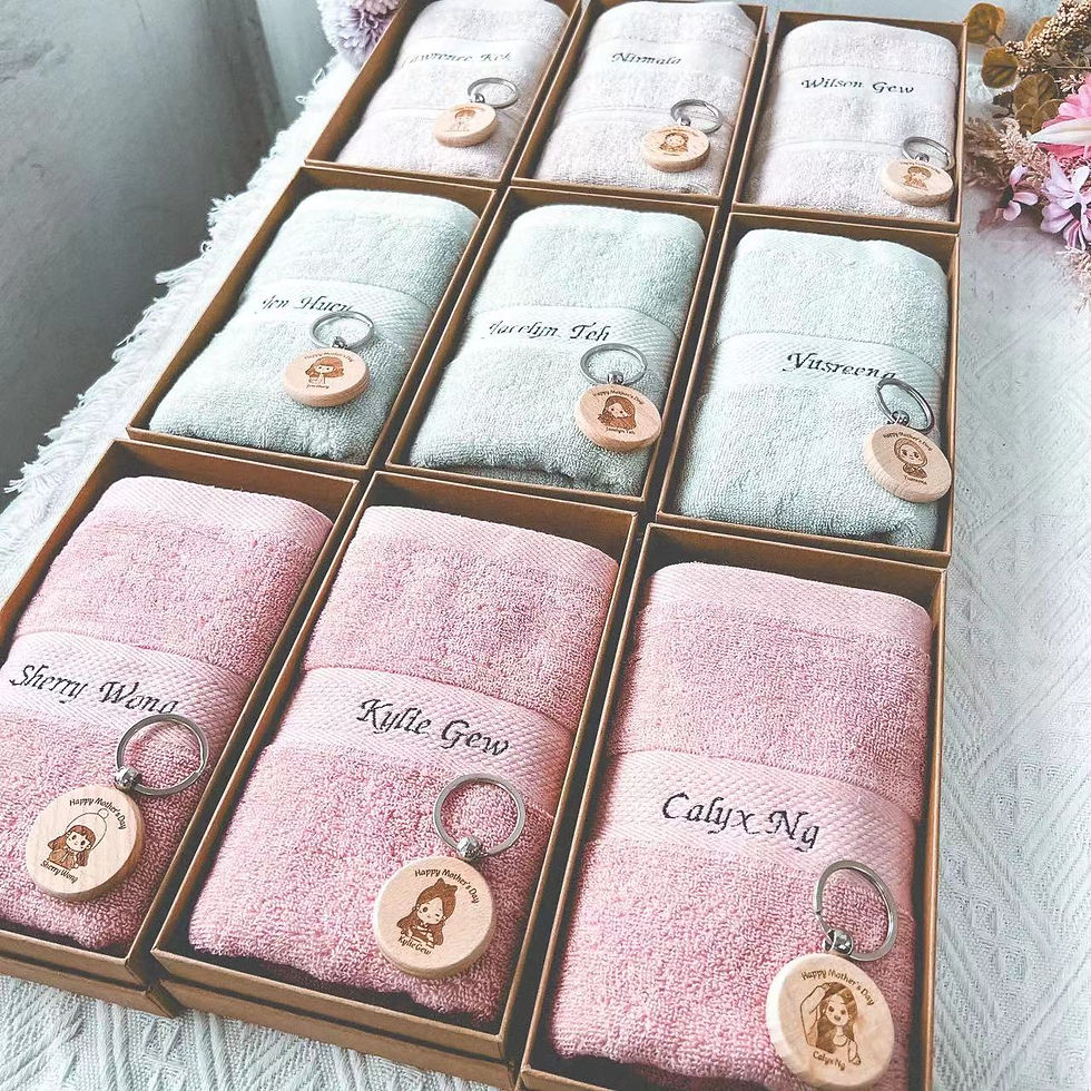 Thumbnail: Personalized Towel with Keychain