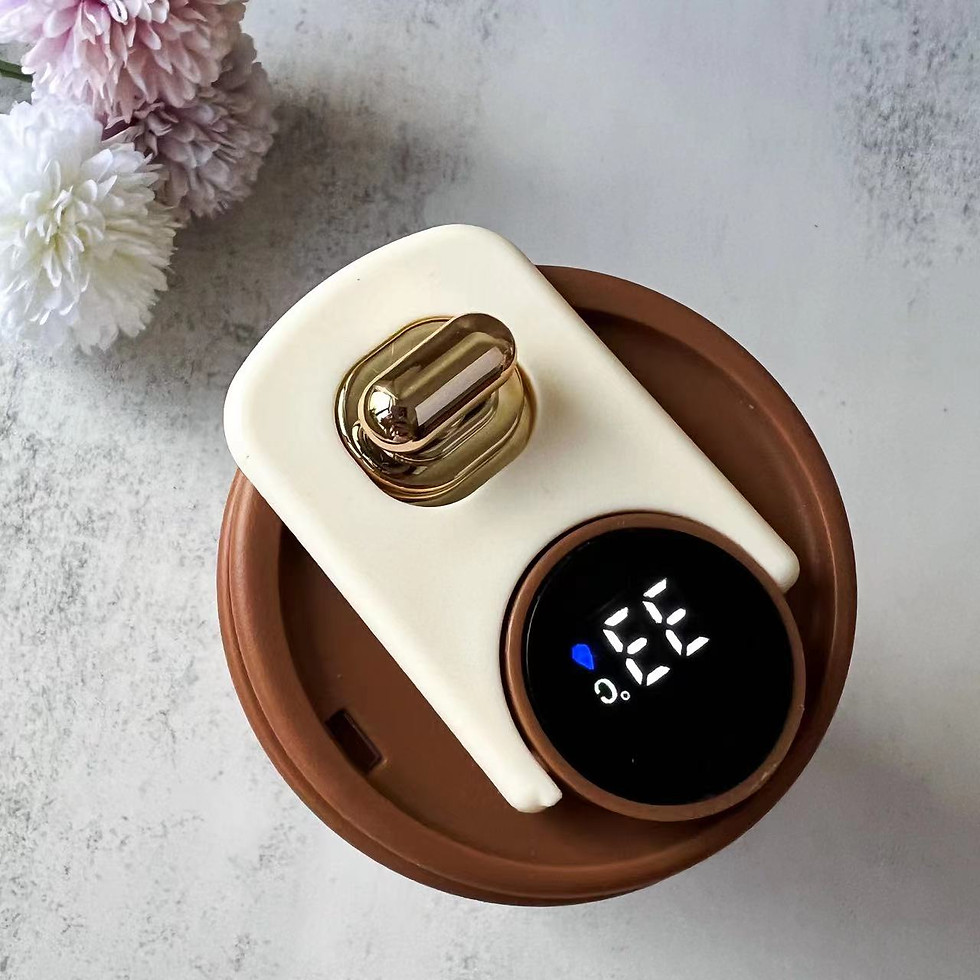 Thumbnail: Personalized Stainless Steel Vacuum Mug with Digital Temperature Display