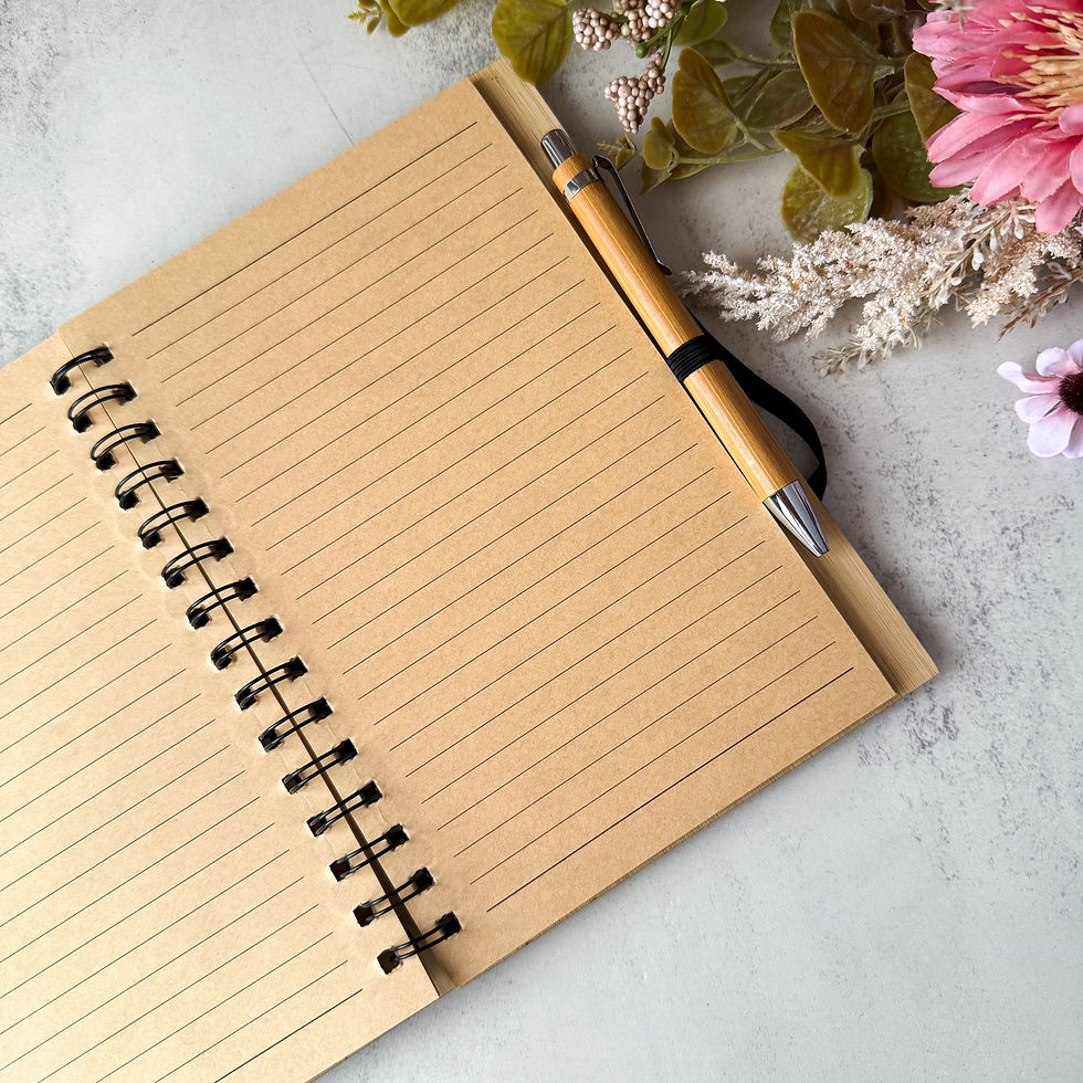 Thumbnail: Personalized Bamboo Notebook