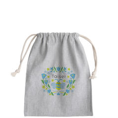 bee name 巾着 きんちゃく お花