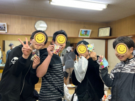 ふじみ野市文化協会、アートキャラバン事業が来て、製作しました♪