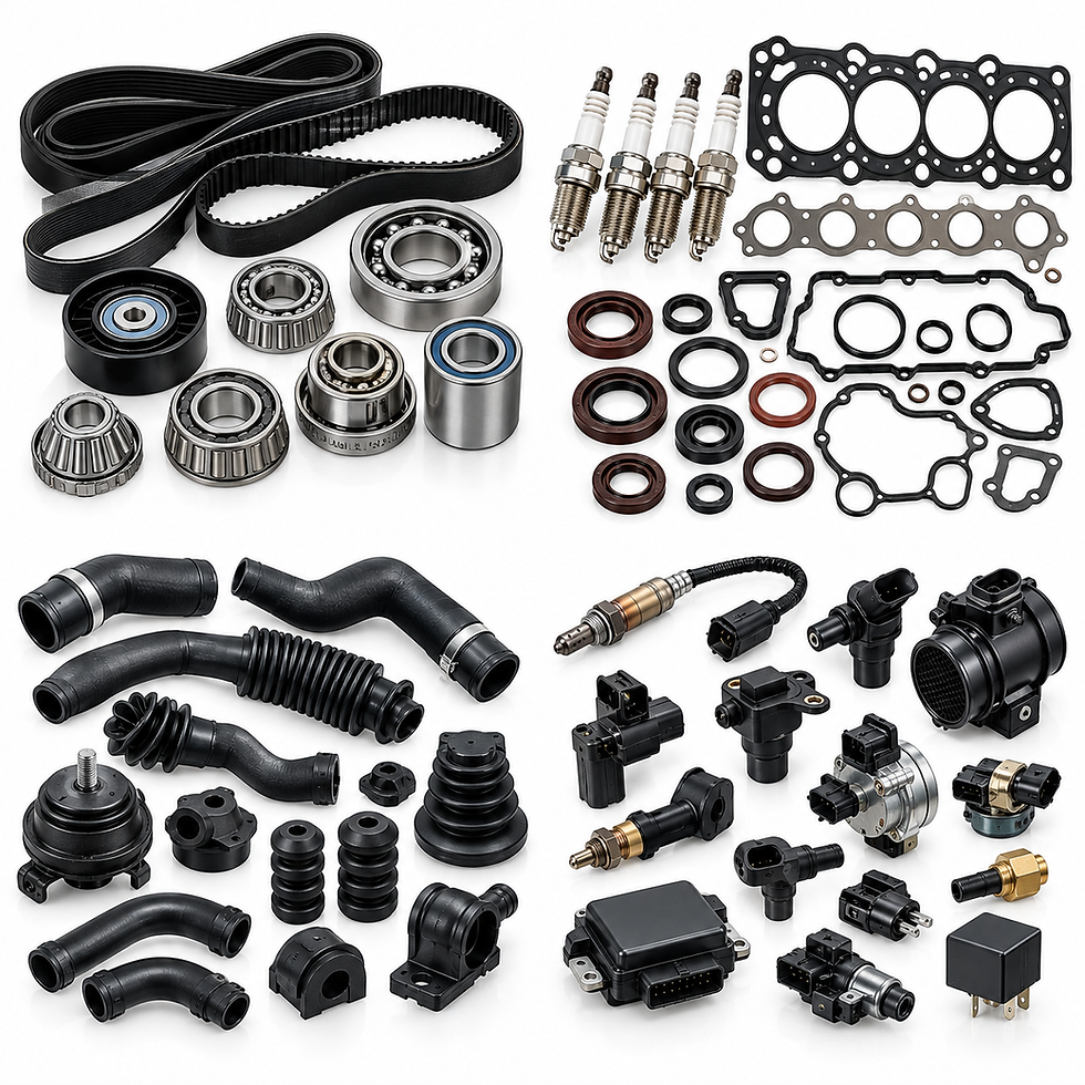 Belts, Bearings