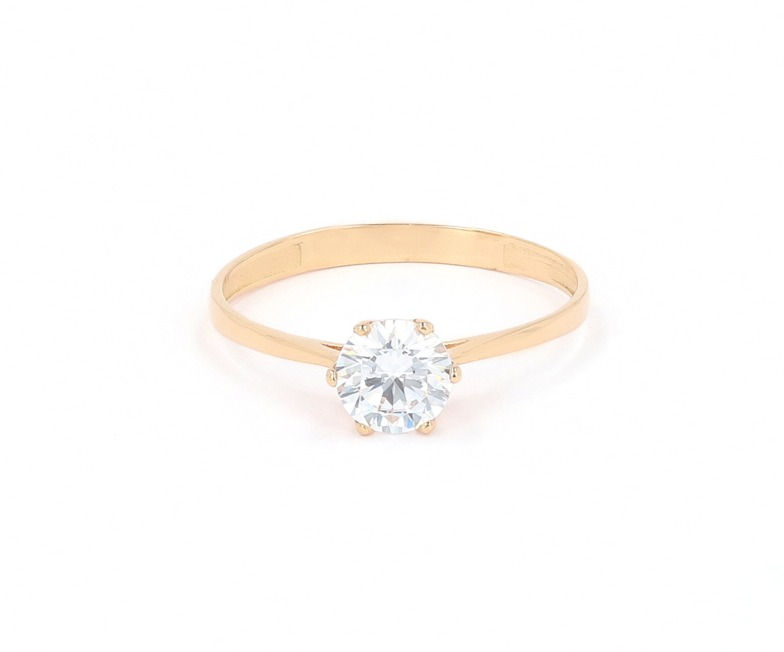 Anillo Solitario con Circón