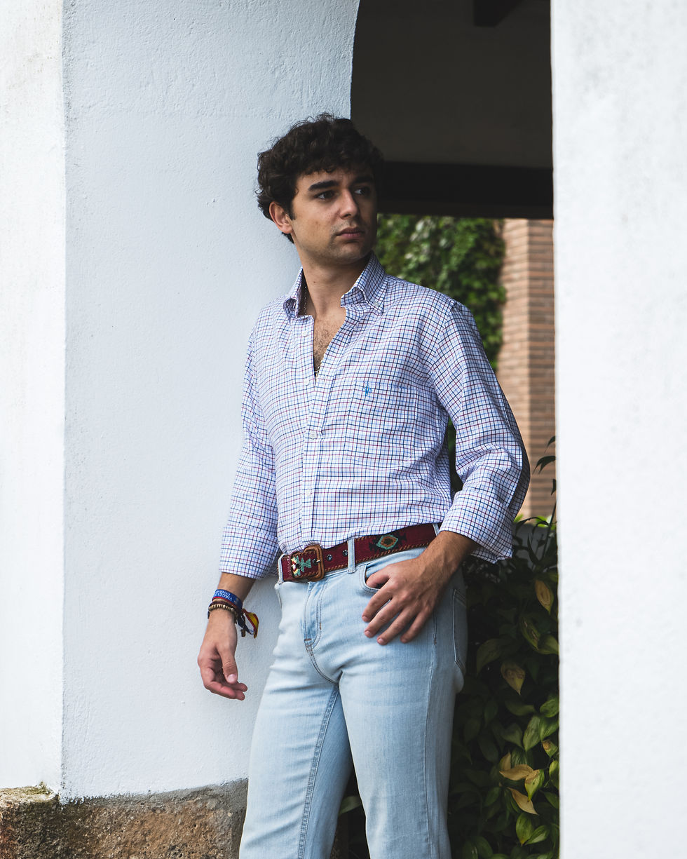 Cinturón naif burdeos