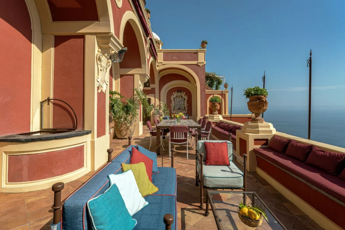 Balcont of Villa Dorata — Positano Wedding Venue on the Amalfi Coast