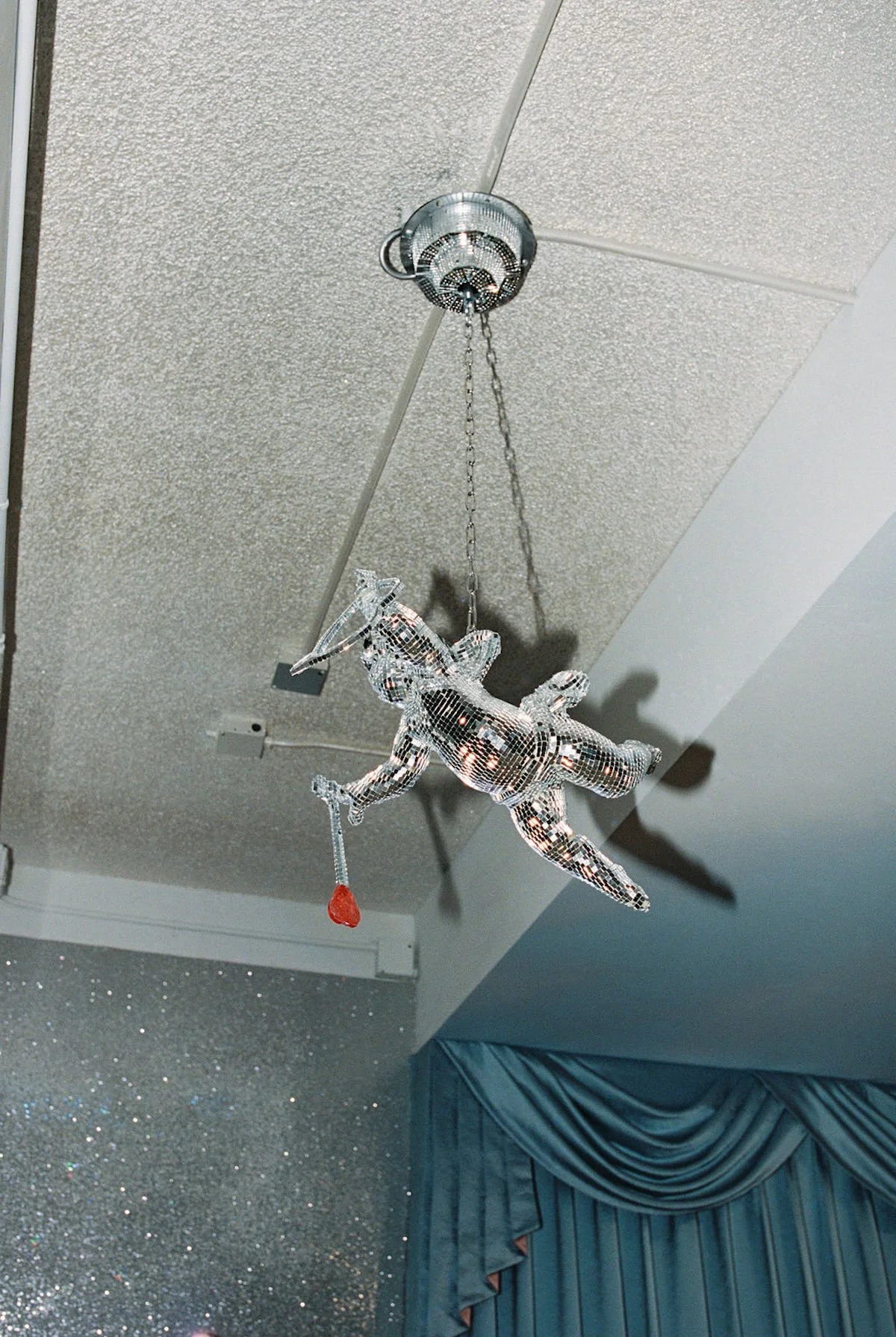 disco cherub hanging at sure thing chapel las vegas wedding chapel