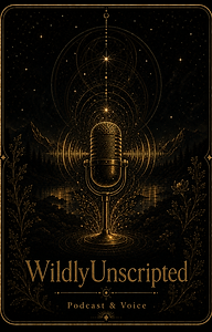 Illustrated celestial and nature-inspired artwork for the WildTopography media ecosystem