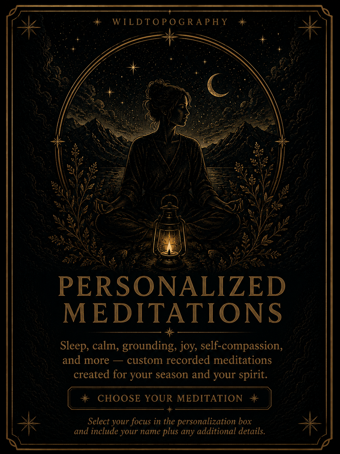 Personalized Recorded Meditation 