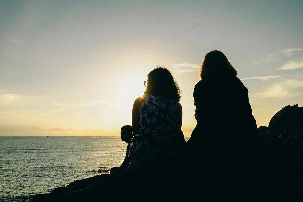 Friends Watching Sunrise