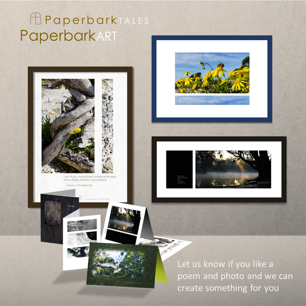 Paperbark Tales art designed especially for you.