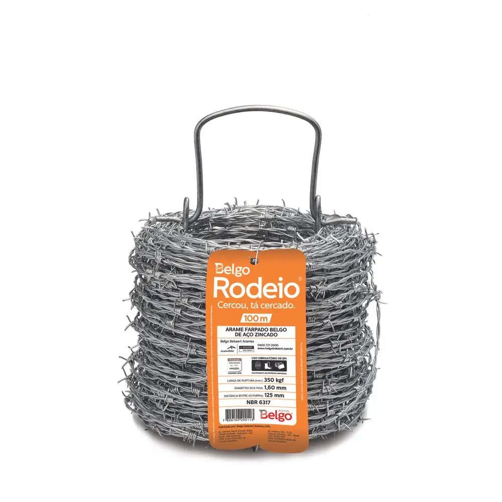 Arame Farpado Belgo Rodeio - 100m