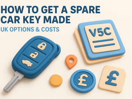 How To Get A Spare Car Key Made (UK Options & Costs)